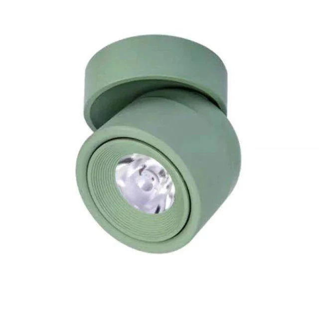 LED Track Spotlight Dimmable 340° Rotation Selectable Color Temp
