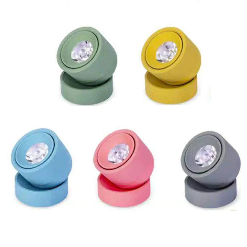 LED Track Spotlight Dimmable 340° Rotation Selectable Color Temp