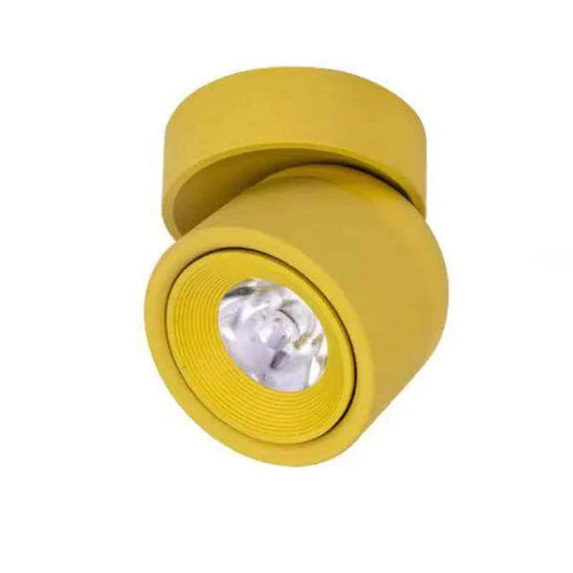 LED Track Spotlight Dimmable 340° Rotation Selectable Color Temp