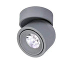 LED Track Spotlight Dimmable 340° Rotation Selectable Color Temp