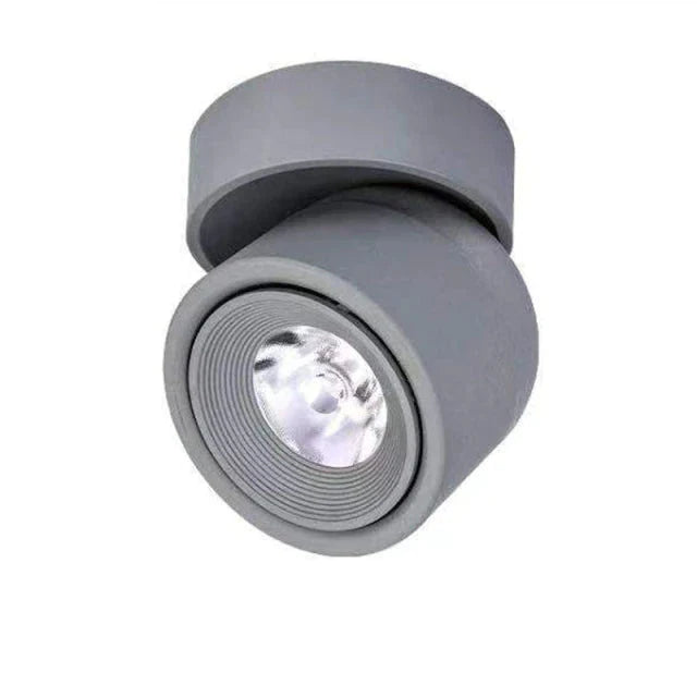 LED Track Spotlight Dimmable 340° Rotation Selectable Color Temp