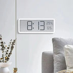 LED Wall Clock Large Digital Display Temperature & Humidity