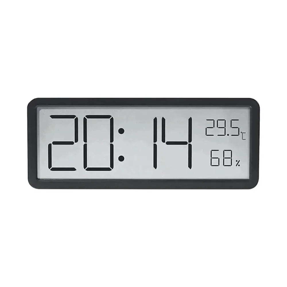 LED Wall Clock Large Digital Display Temperature & Humidity