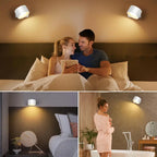 LED Wall Light 360° Swivel Touch Control & USB Rechargeable