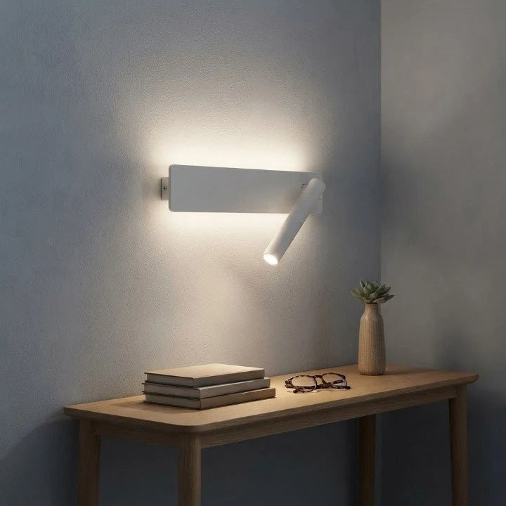 LED Wall Light Ambient & Reading Dimmable USB Port
