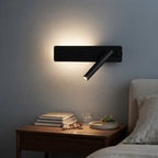 LED Wall Light Ambient & Reading Dimmable USB Port