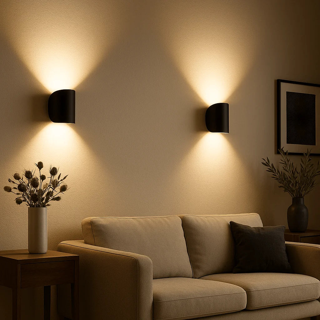 LED Wall Light Slim Warm Energy-Efficient Long-Life