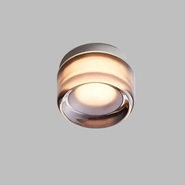 LED Wall Sconce Dimmable Cast Glass Shade Ambient Lighting