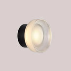 LED Wall Sconce Dimmable Cast Glass Shade Ambient Lighting