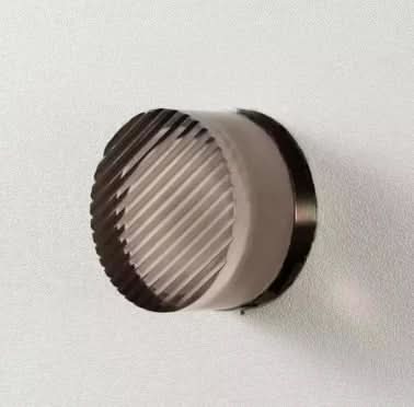 LED Wall Sconce Dimmable Cast Glass Shade Ambient Lighting