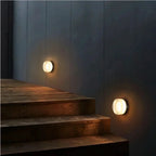 LED Wall Sconce Dimmable Cast Glass Shade Ambient Lighting
