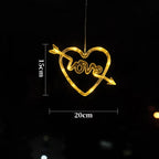 LED Window Light Battery-Powered Suction Cup Mount Festive Designs