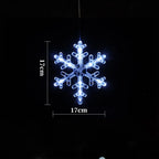 LED Window Light Battery-Powered Suction Cup Mount Festive Designs