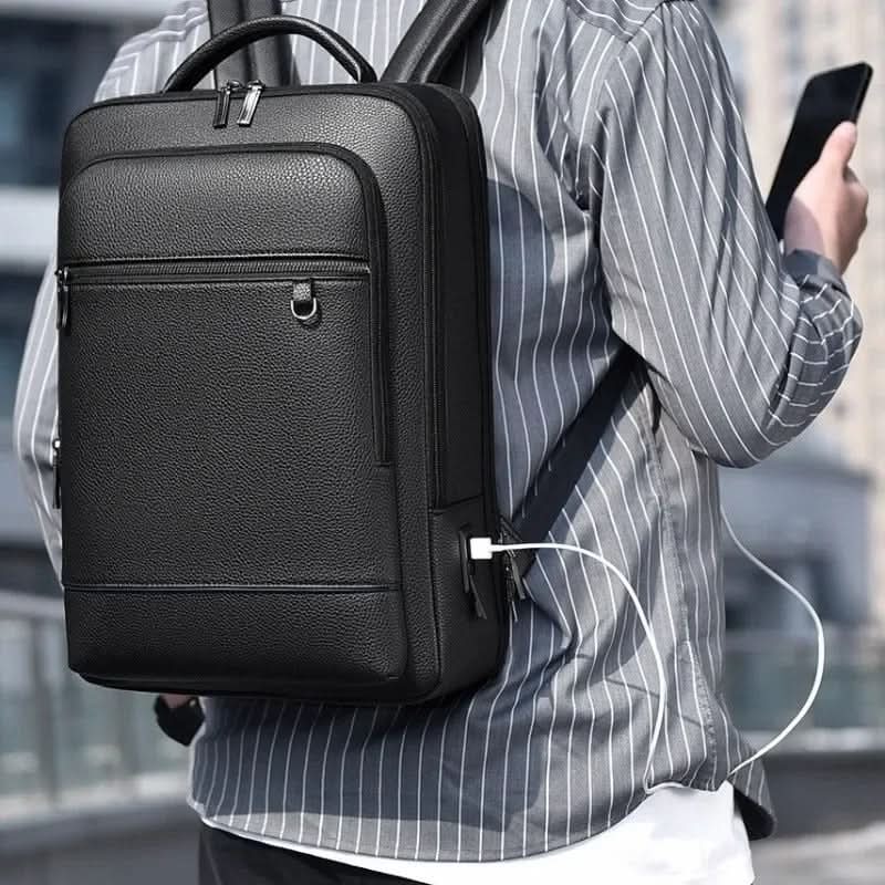 Laptop Backpack USB Charging Multiple Pockets 15.6-Inch