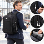 Laptop Backpack Water-Repellent Padded 15.6 Inch USB Port