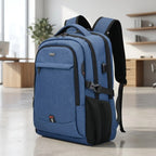 Laptop Backpack Water-Repellent Padded 15.6 Inch USB Port