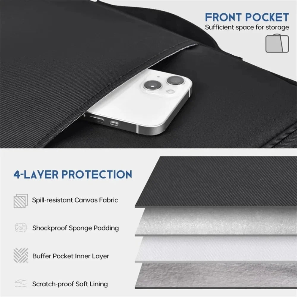Laptop Sleeve Waterproof Shock-Absorbing Slim Lightweight