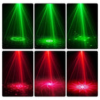 Laser Party Light Music-Sync & Remote USB-Powered 7 Modes