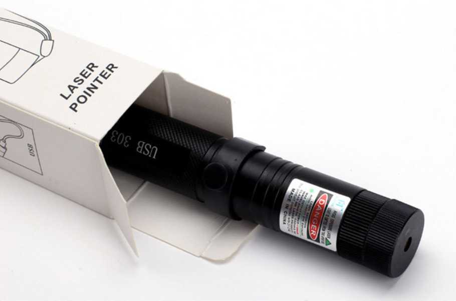Laser Pointer Long Range Adjustable Focus USB Rechargeable