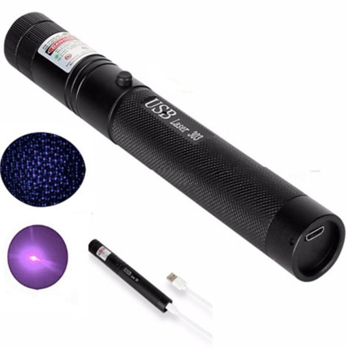 Laser Pointer Long Range Adjustable Focus USB Rechargeable