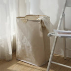 Laundry Basket Cotton & Linen Foldable With Handles