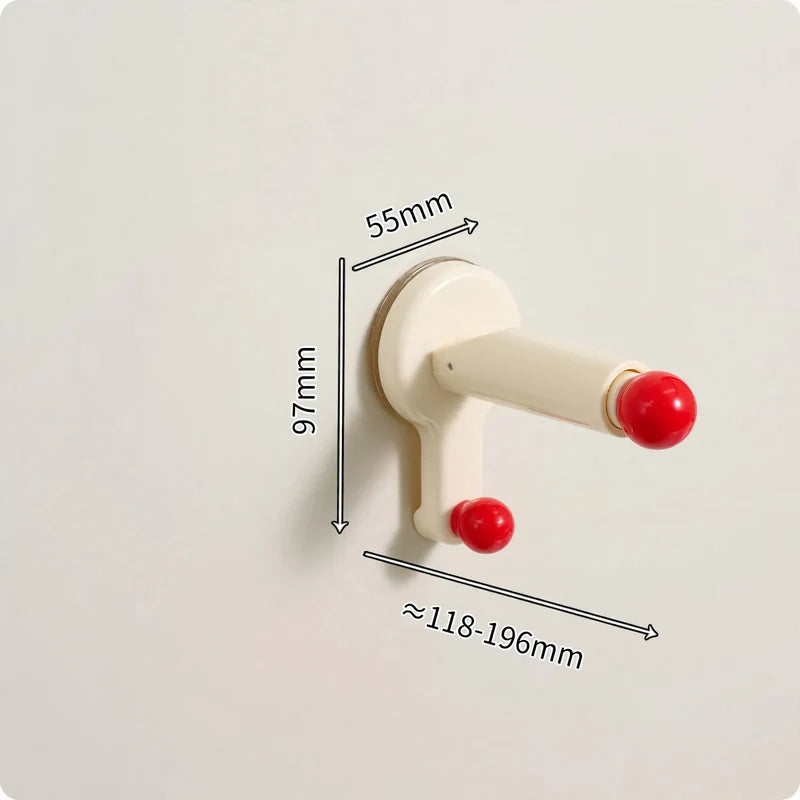 Laundry Drying Rack Wall-Mounted No-Drill Extendable