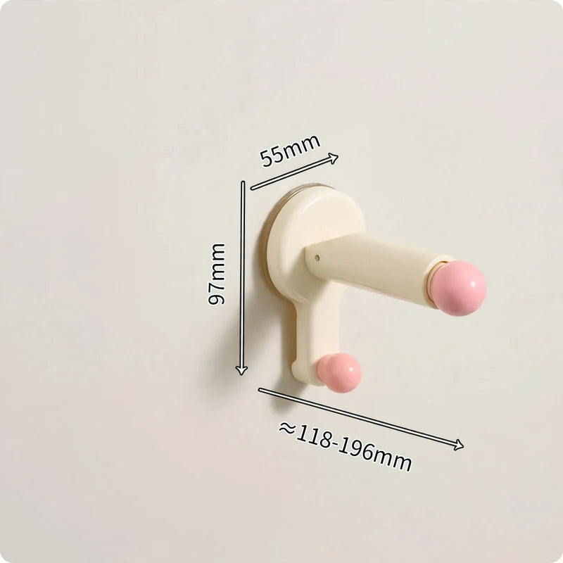 Laundry Drying Rack Wall-Mounted No-Drill Extendable
