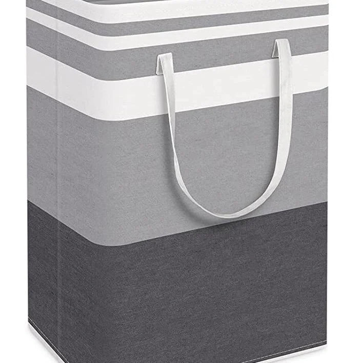 Laundry Hamper Foldable Water-Resistant Space-Saving Fabric】【。
