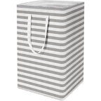 Laundry Hamper Foldable Water-Resistant Space-Saving Fabric】【。