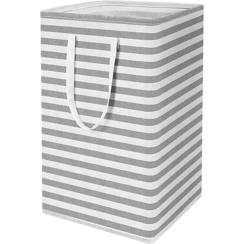 Laundry Hamper Foldable Water-Resistant Space-Saving Fabric】【。