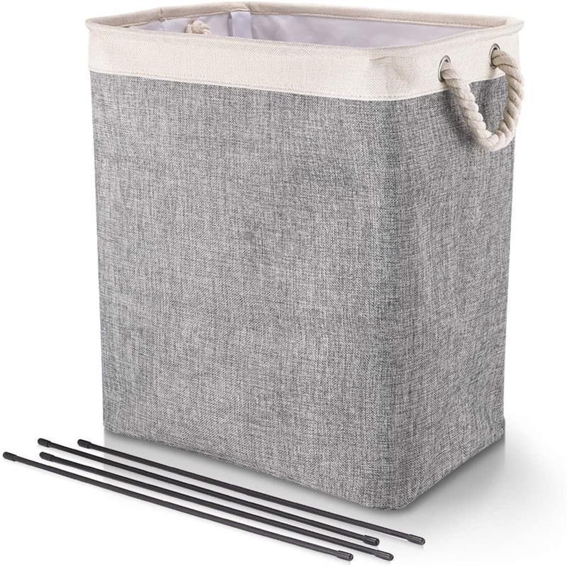 Laundry Hamper Foldable Water-Resistant Space-Saving Fabric】【。