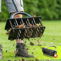 Lawn Aerator 15 Sharp Tines Self-Cleaning Adjustable Handle