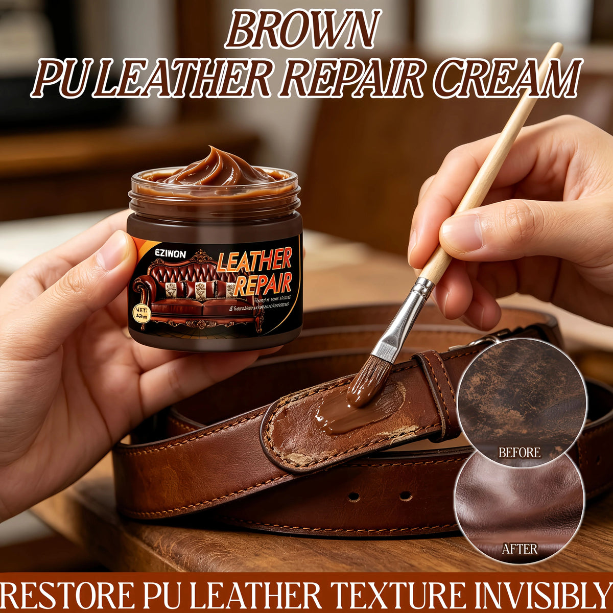 Leather Care Cream PU Brightening & Shine-Enhancing