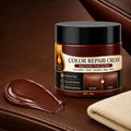 Leather & Vinyl Repair Cream Brown Color Restore Scratch Concealer