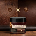 Leather & Vinyl Repair Cream Brown Color Restore Scratch Concealer