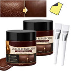 Leather & Vinyl Repair Cream Brown Color Restore Scratch Concealer