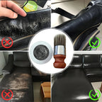 Leather & Wood Conditioner Natural Beeswax Brush Applicator