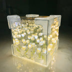 Light Box Infinite Mirror Effect Warm LED