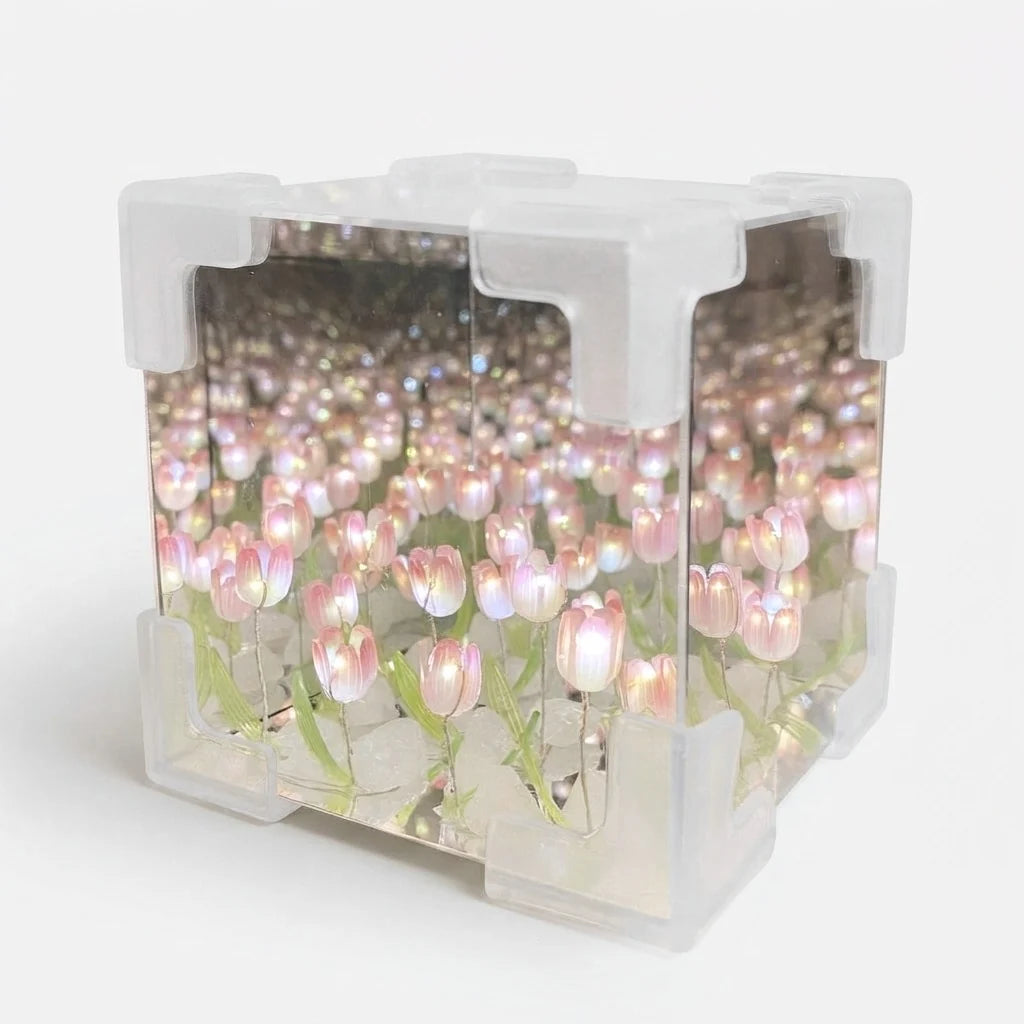 Light Box Infinite Mirror Effect Warm LED
