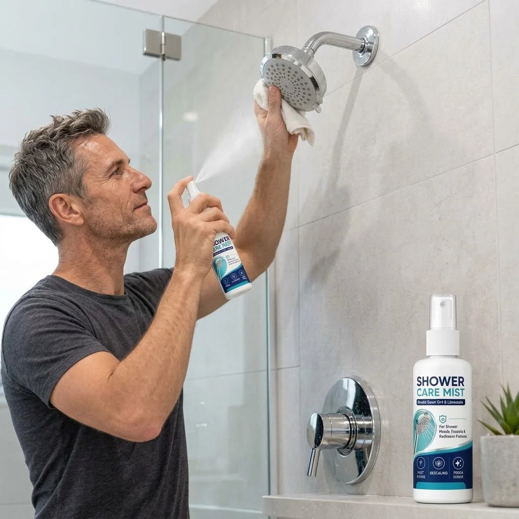 Limescale Remover Spray Precision Nozzle Cloth Included