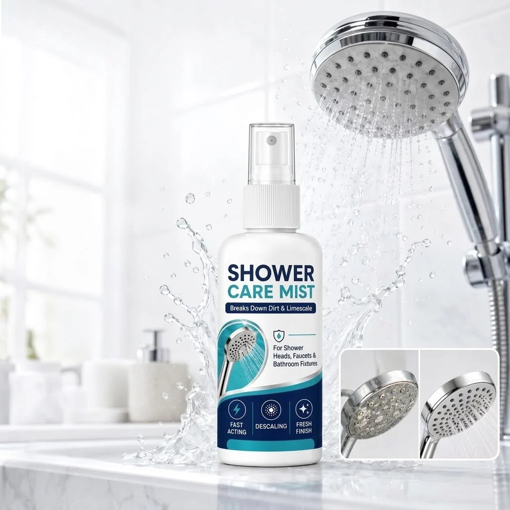 Limescale Remover Spray Precision Nozzle Cloth Included