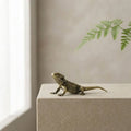 Lizard Figurine Solid Brass Polished Finish
