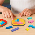 Logic Puzzle Set 108 Pieces 20 Challenge Cards