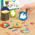 Logic Puzzle Set 108 Pieces 20 Challenge Cards