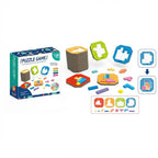 Logic Puzzle Set 108 Pieces 20 Challenge Cards