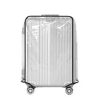 Luggage Cover Clear PVC Waterproof Scratch-Resistant Fits 18–30 Inch Suitcases