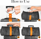 Luggage Strap Adjustable Elastic Reinforced Grip
