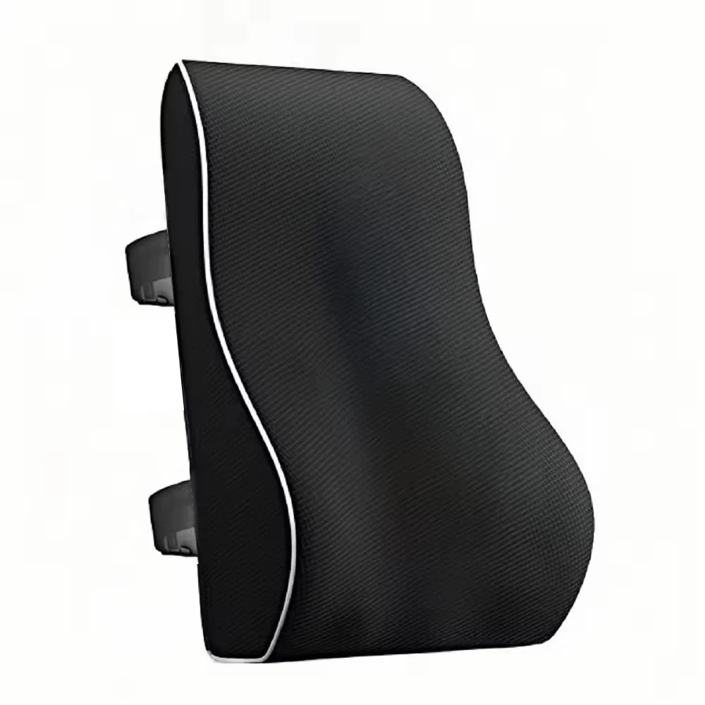 Lumbar Support Cushion Memory Foam With Two Secure Straps