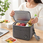 Lunch Cooler Bag Insulated Water-Repellent Padded Strap