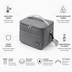 Lunch Cooler Bag Insulated Water-Repellent Padded Strap